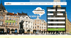 Desktop Screenshot of hostelnovisad.com